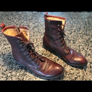 Frye combat boots